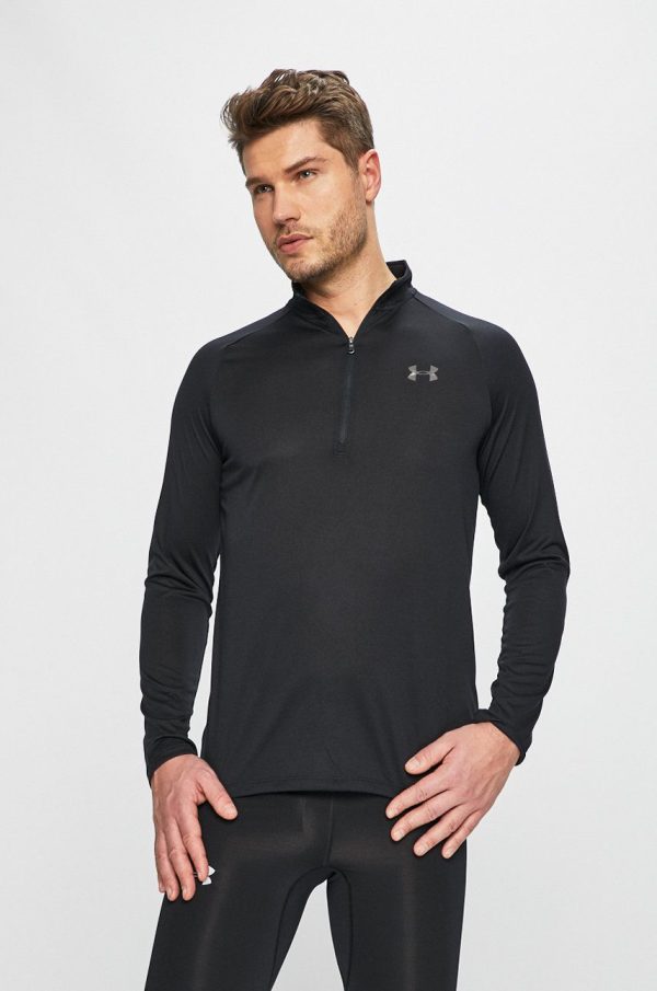 Under Armour hanorac de antrenament Tech 2.0 culoarea negru, melanj