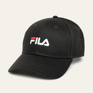 Fila Căciulă culoarea negru, cu imprimeu