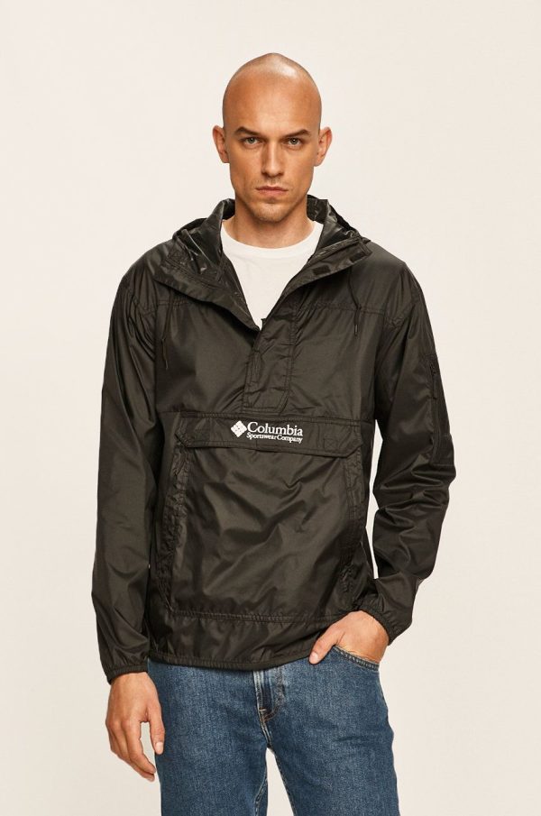 Columbia windbreaker Challenger culoarea negru, de tranzitie 1714291-White.Bl