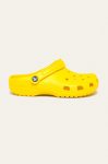Crocs papuci Classic culoarea galben, 10001