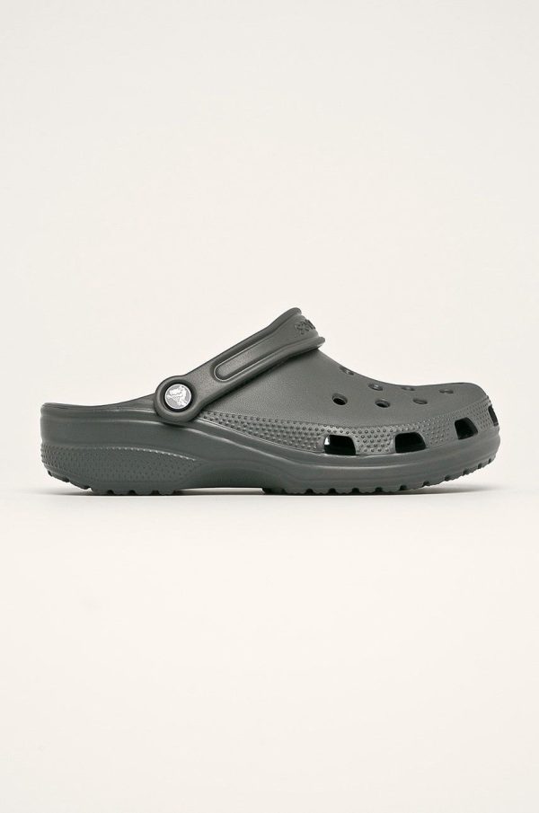Crocs papuci Classic culoarea gri, 10001
