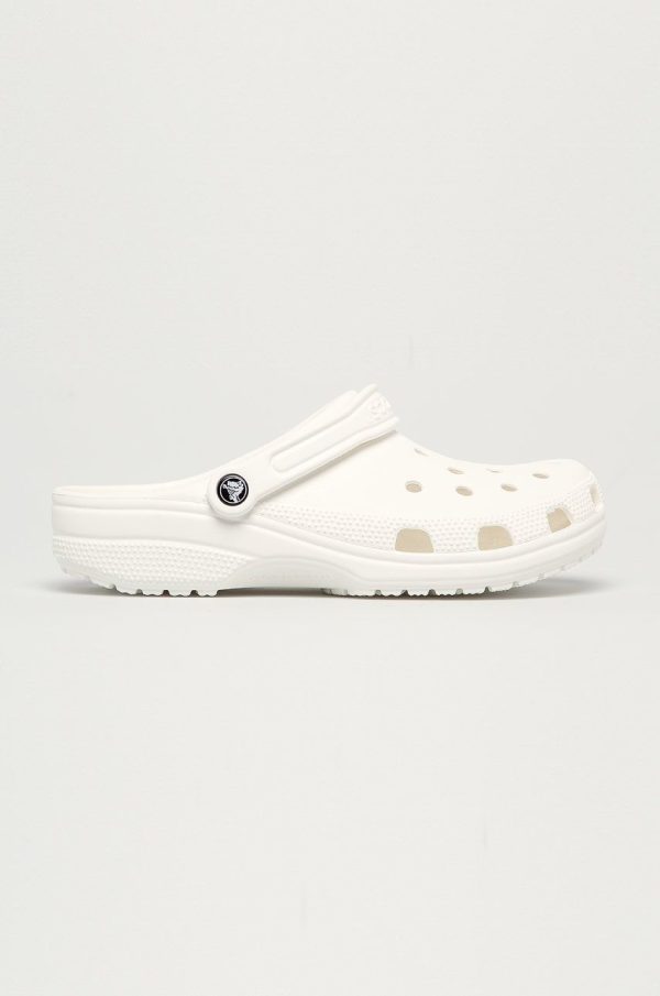 Crocs papuci Classic barbati, culoarea alb, 10001