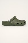 Crocs papuci Classic barbati, culoarea verde, 10001