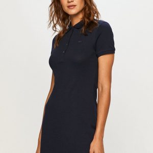 Lacoste Rochie culoarea albastru marin, mini, model drept EF5473-001