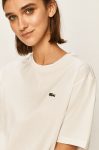 Lacoste tricou din bumbac culoarea alb TF5441-001