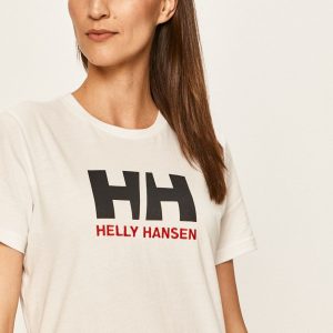 Helly Hansen tricou din bumbac culoarea alb 34112-001