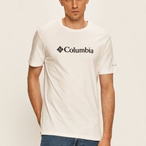 Columbia tricou barbati, culoarea alb, cu imprimeu 1680053-014