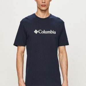 Columbia tricou barbati, culoarea albastru marin, cu imprimeu 1680053-014