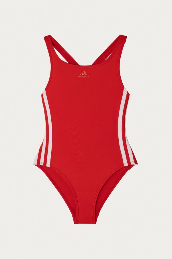 Adidas Performance Costum de baie copii GQ1143 culoarea rosu