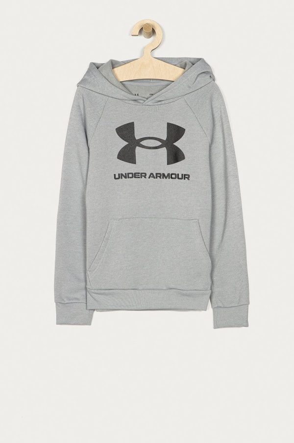Under Armour Bluză 1357585 culoarea gri, cu imprimeu