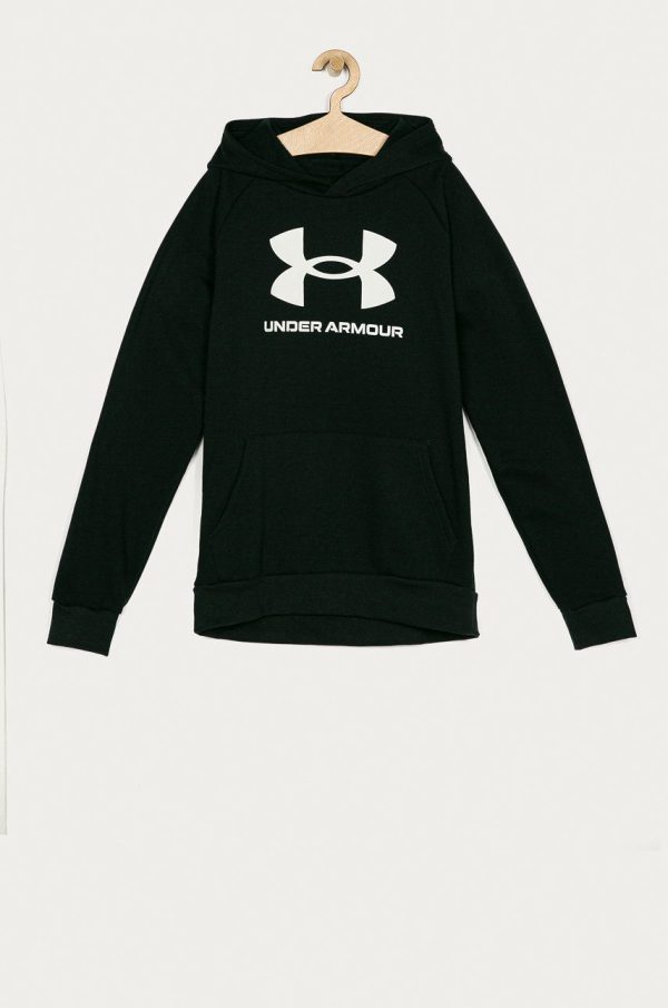 Under Armour Bluză 1357585 culoarea negru, cu imprimeu