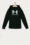 Under Armour Bluză 1357585 culoarea negru, cu imprimeu
