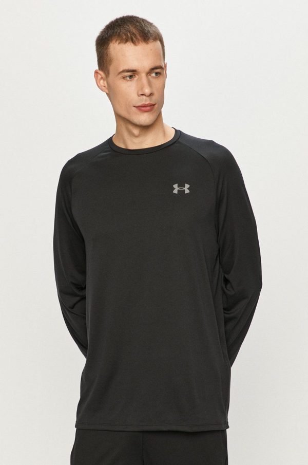 Under Armour mânecă lungă de antrenament Tech 2.0 culoarea negru, neted