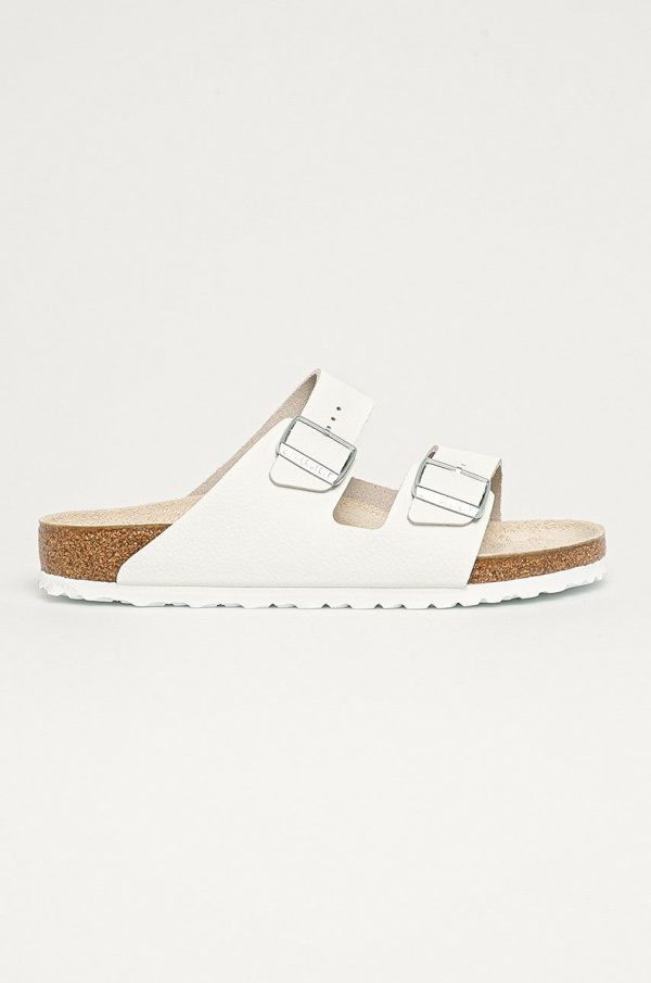 Birkenstock - Papuci din piele Arizona 51131-White