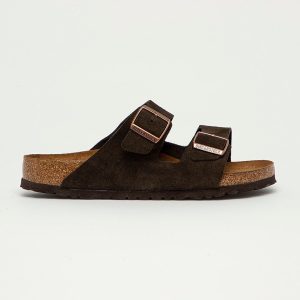 Birkenstock - Papuci din piele Arizona 951311-Mocca