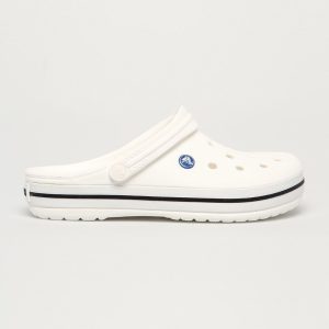 Crocs papuci Crocband barbati, culoarea alb, 11016