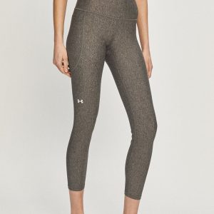 Under Armour Pantaloni 1365335 femei, culoarea gri, material neted