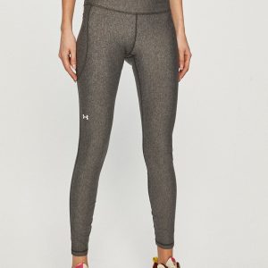 Under Armour Pantaloni 1365336 femei, culoarea gri, material neted 1365336-001