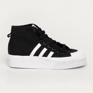 adidas Originals - teniși Nizza Platform Mid FY2783 FY2783-BLK/WHT