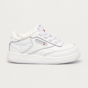 Reebok Classic încălțăminte din piele pentru copii FZ2095 culoarea alb