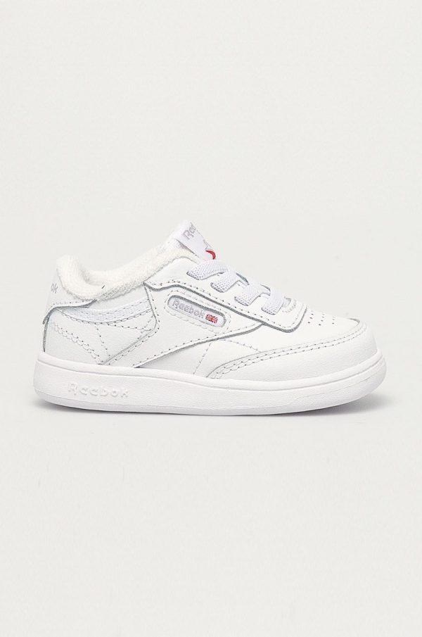 Reebok Classic încălțăminte din piele pentru copii FZ2095 culoarea alb