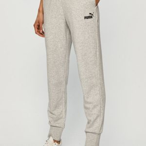 Puma Pantaloni 586842 femei, culoarea gri