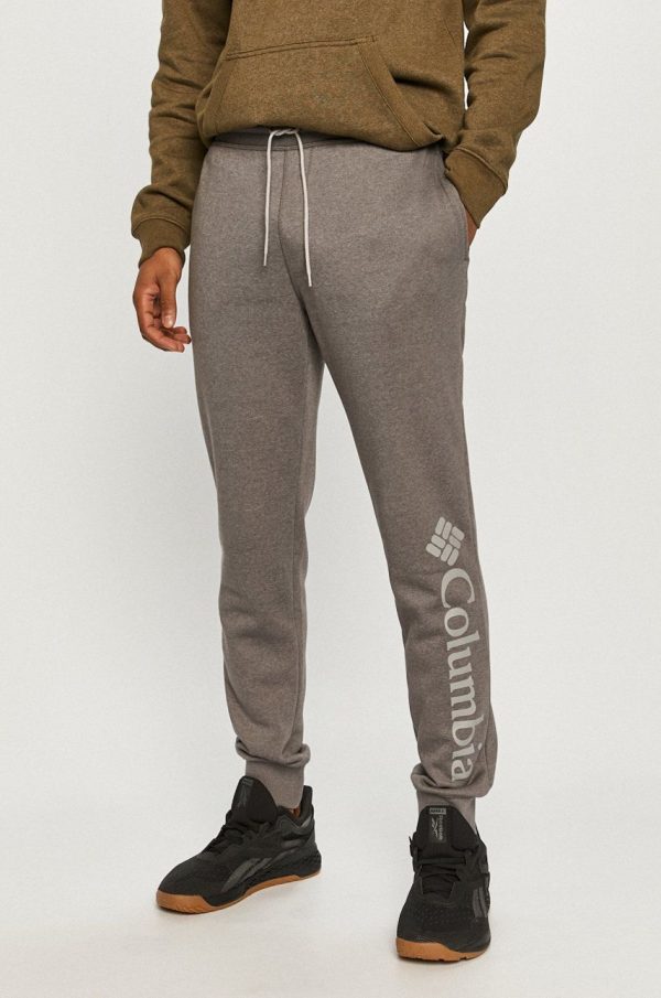 Columbia Pantaloni bărbați, culoarea gri, material neted 1911601-010