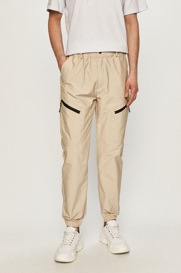 Caterpillar Pantaloni bărbați, culoarea bej