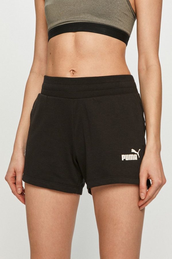 Puma Pantaloni scurți femei, culoarea negru 586824-07