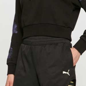Puma pantaloni scurti 586862 femei, culoarea negru,