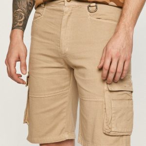 Caterpillar Pantaloni scurți bărbați, culoarea bej
