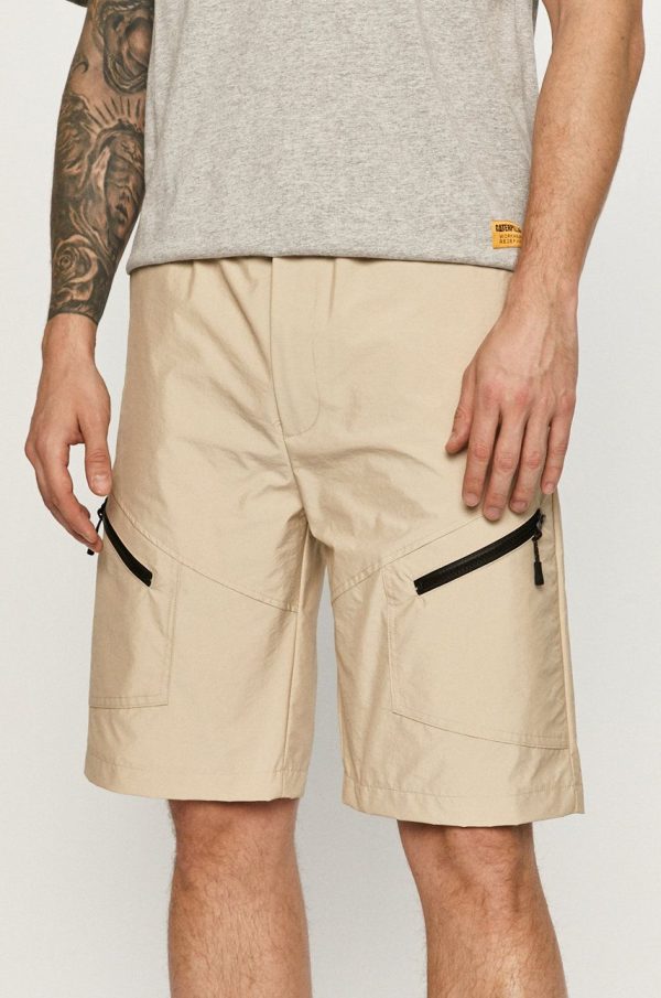Caterpillar Pantaloni scurți bărbați, culoarea bej