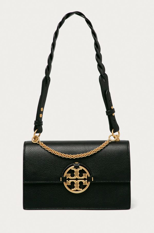 Tory Burch Poșetă de piele culoarea negru