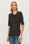 Lacoste tricou din bumbac culoarea negru TF9424-166