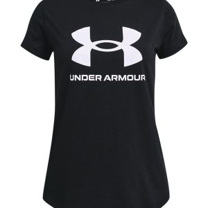 Under Armour tricou copii 1361182 culoarea negru