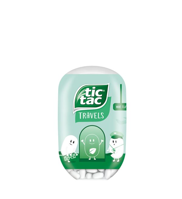Tic Tac Travels Mint Flavoured Drops 98g