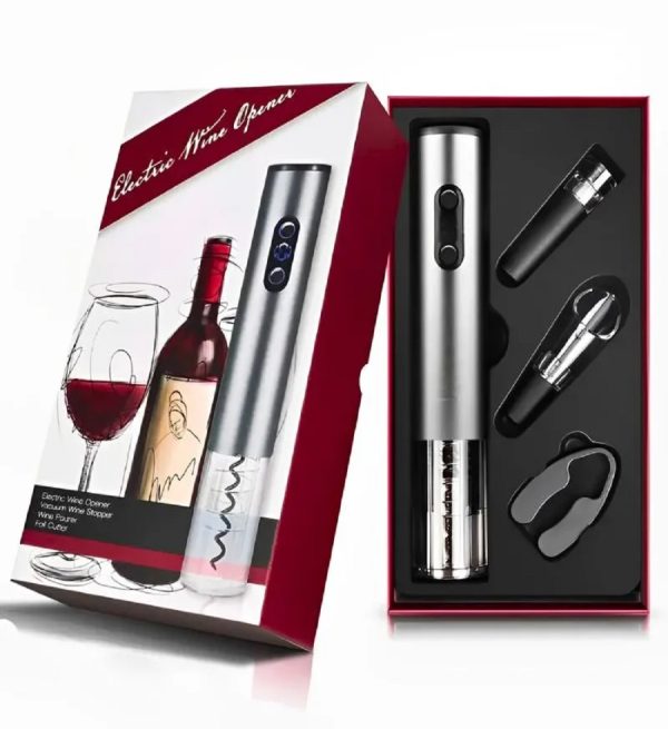Tirbuson Electric 3 Accesorii de Vin - Gift Set