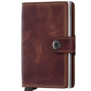 Secrid - Portofel de piele MV.Brown-Brown