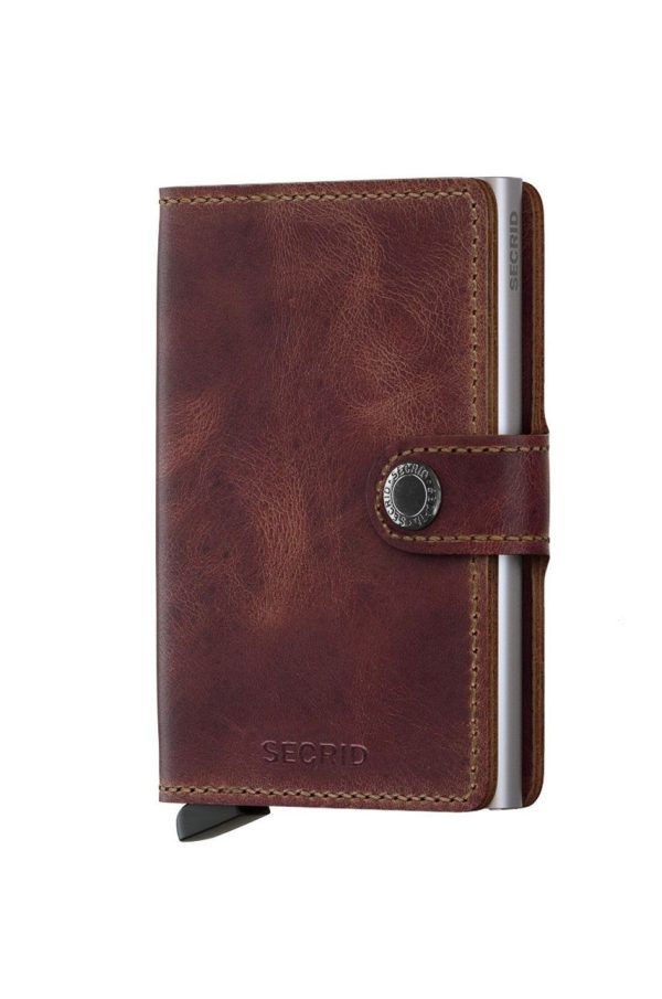 Secrid - Portofel de piele MV.Brown-Brown