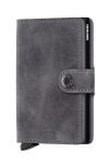 Secrid - Portofel de piele MV.Grey.Black-Grey.Black