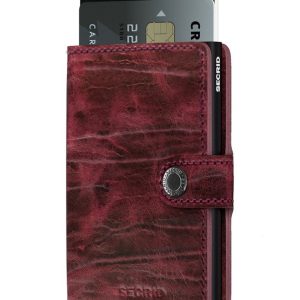 Secrid - Portofel de piele MDM.Bordeaux-Bordeaux