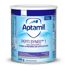 Lapte praf Pepti SYNEO 1 pentru 0-6 luni, 400g, Aptamil