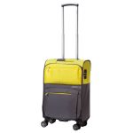 Troler Lamonza Amazonia, Gri cu Galben, 55 x 36 x 20 cm