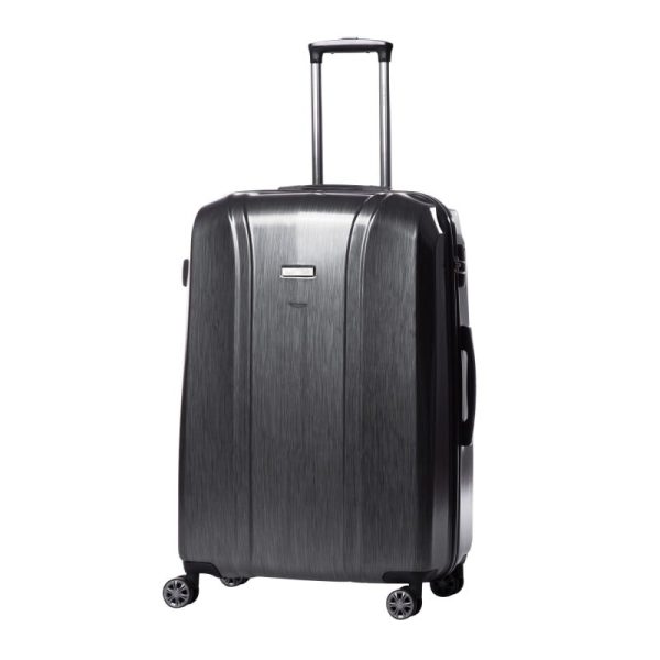 Troler Lamonza Swank, Gri inchis, 78 x 52 x 31 cm