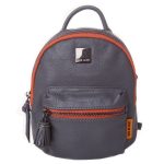 Rucsac dama Lamonza Daisy, Gri, 17 cm