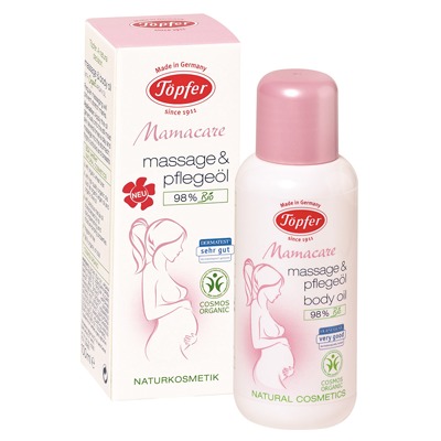 Ulei de corp pentru masaj Mamacare, 100ml, Topfer