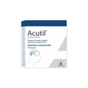 Acutil sustine functiile cerebrale, 30 capsule, Angelini