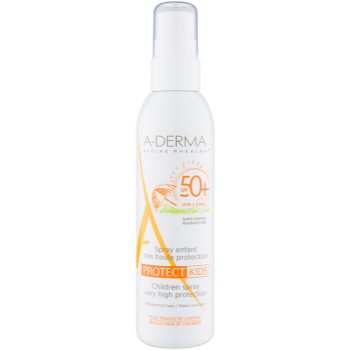A-Derma Protect Kids spray pentru protecție solară SPF 50+ pentru copii