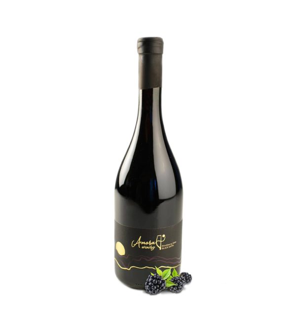 Amora Black Satin Mure - Vin Rosu Demisec - Romania - 0.75L