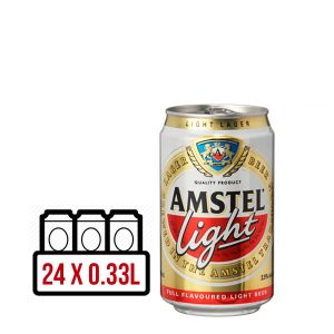 Amstel Light Premium Lager BAX 24 dz. x 0.33L